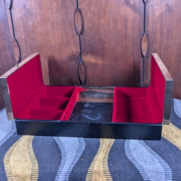 Vintage Jewelry Box/ Vanity Organizer/ Dresser Valet - Picture 7 of 8